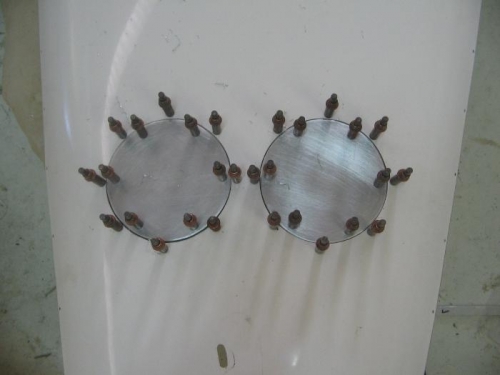 with covers in place