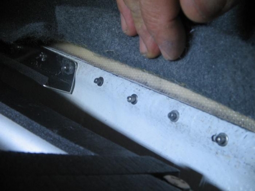 SS washers on inside of hull rivets