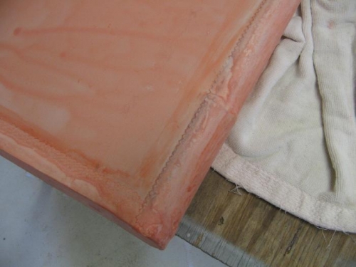 finishing tape leading edge