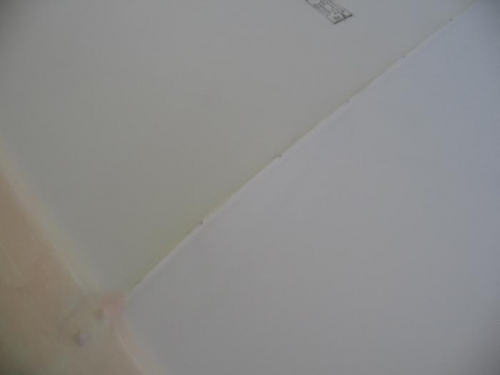 fabric gluded to rib