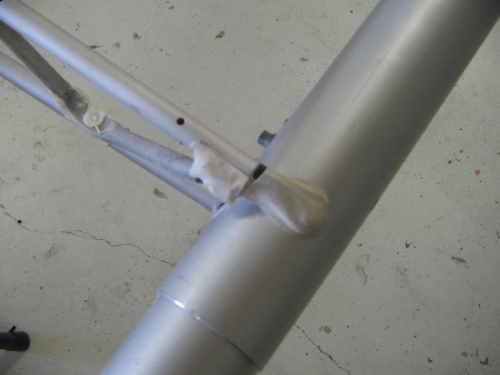 tape over duckbills and rib uprights