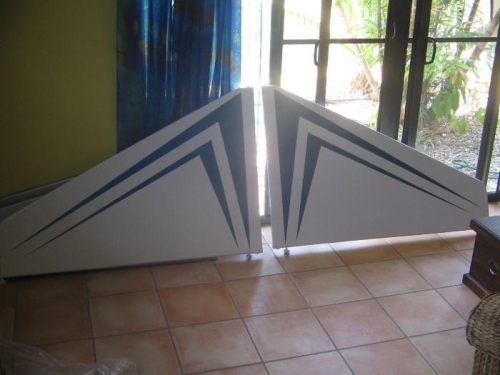 right and left stabs