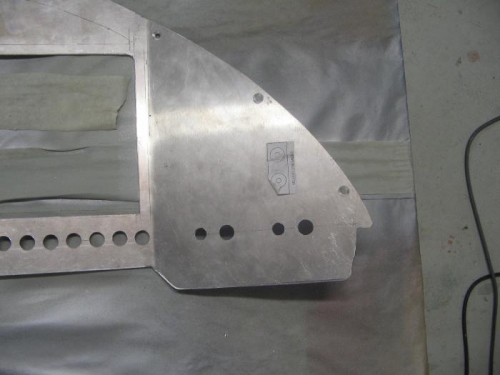 circuit breakers and switch holes drilled