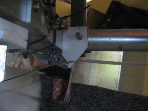 left hand rudder pulley bracket