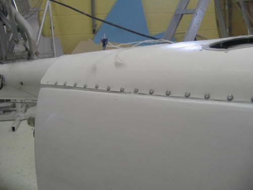 silicone sealed turtle deck to hull