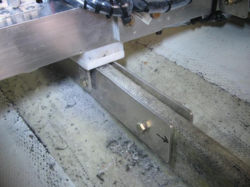 RH stringer support plates