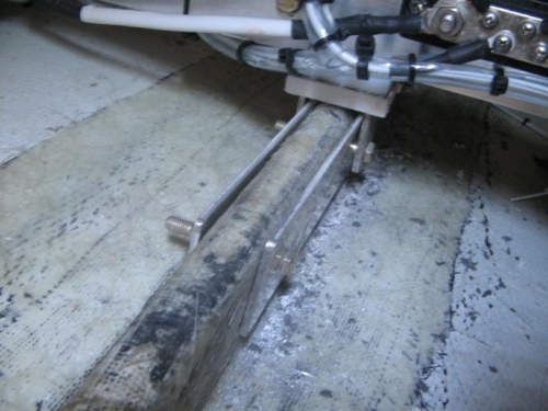 LH stringer support plates