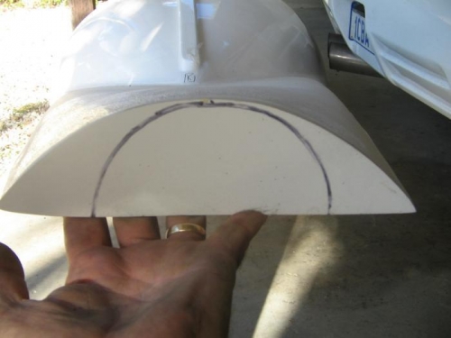 turtle deck hole marking