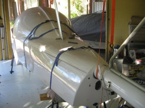 turtle deck in position