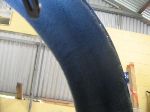 trim over turtle deck arch