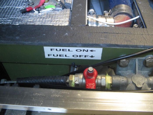 fuel cock labels