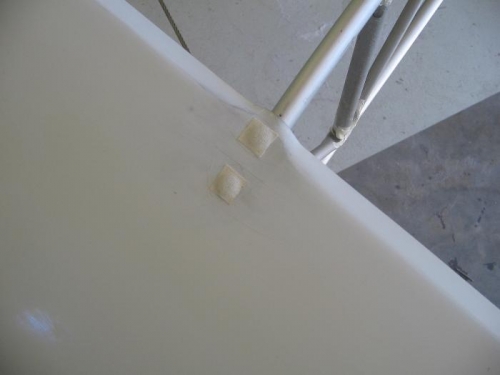 cuff rivets with tape