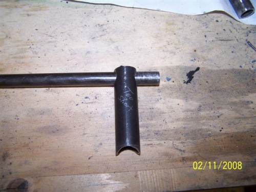 Vertical tube is nice and square