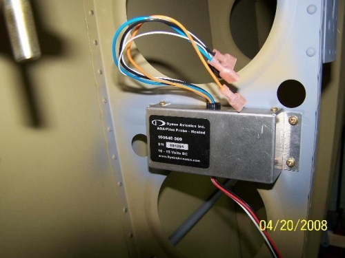 Heated Pitot Control