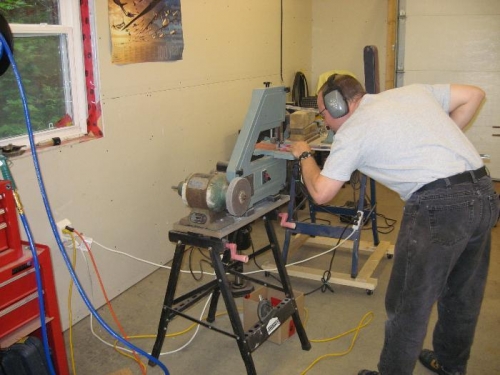 Cutting Rudder Stiffener parts