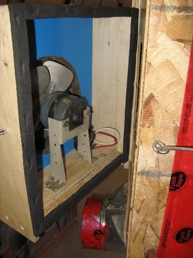 I added a fan inside to increase air flow.