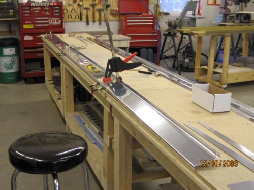 Drilling Rear Spar Doublers