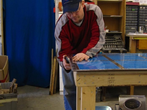 Prebending edges for close fit.