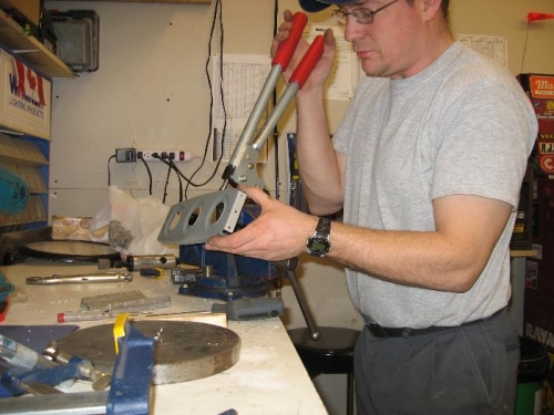 Dimpling inspar ribs