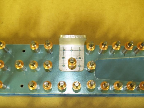 Close up of angle attach bracket