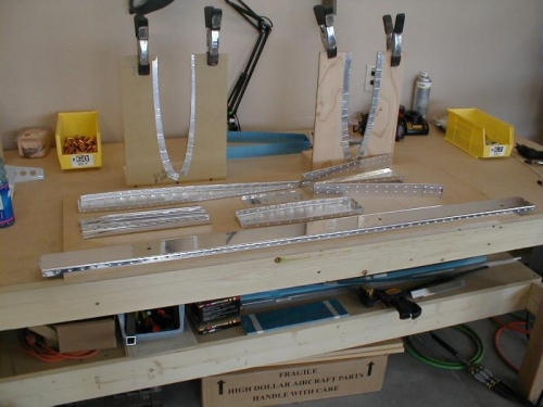 Right Elevator parts ready for primer