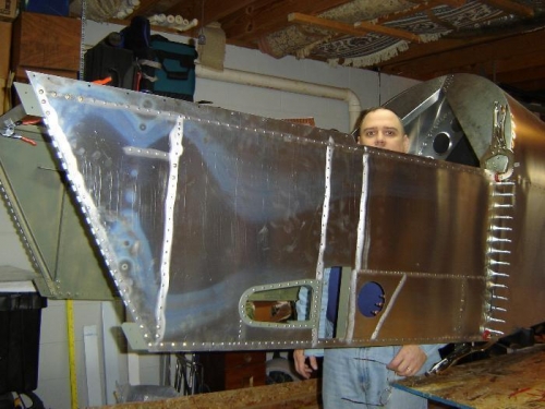 Not quite able to sit in it and make airplane noises, yet.