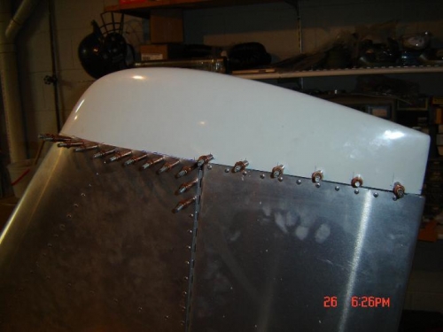 Tip after final drilling