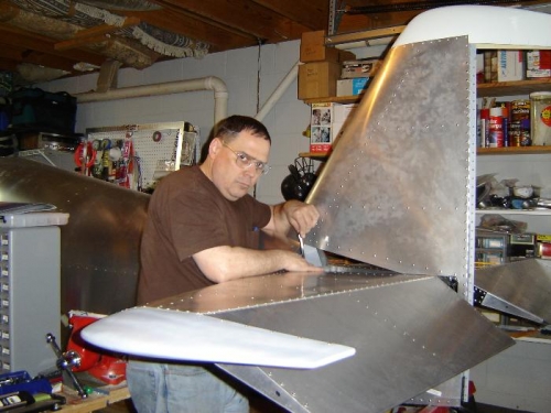 Attaching forward mounting bolts.