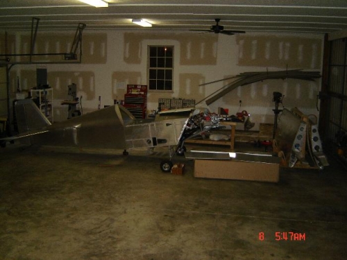 Bob's C152 is out of the hangar for its annual.