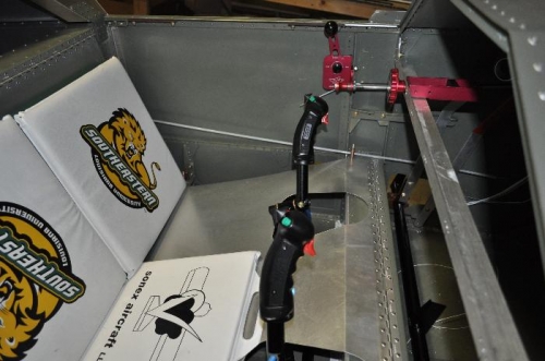 Control grips installed.