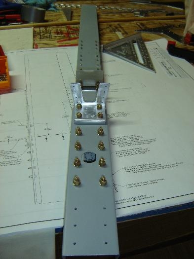 The smaller fittings will get primed later.