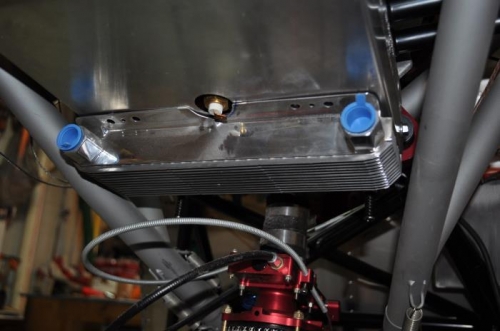 Very tight fit between the exhausts.