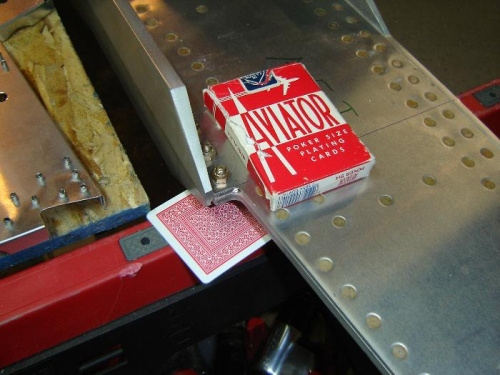 My package of pre-made shims.  Aviator brand, of course!