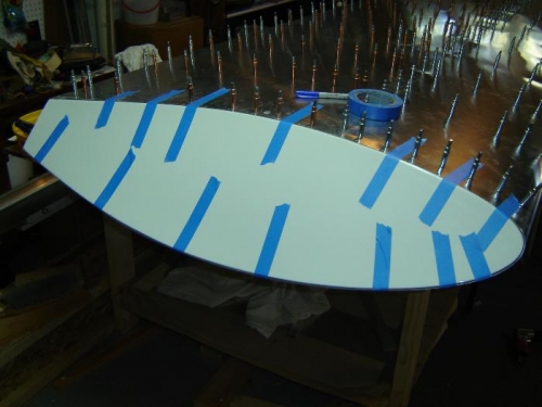 Blue painters tape did the trick perfectly.