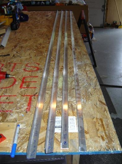 Longerons for left and right sides cut and ready to go.