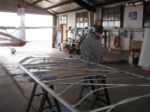 Preping surface for glue