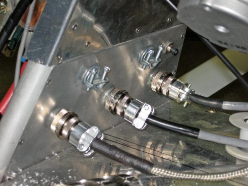 Wired in to fire wall from engine.