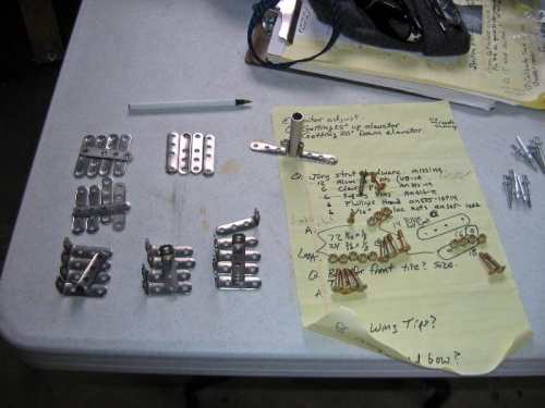 Brackets  for jury strut inventory