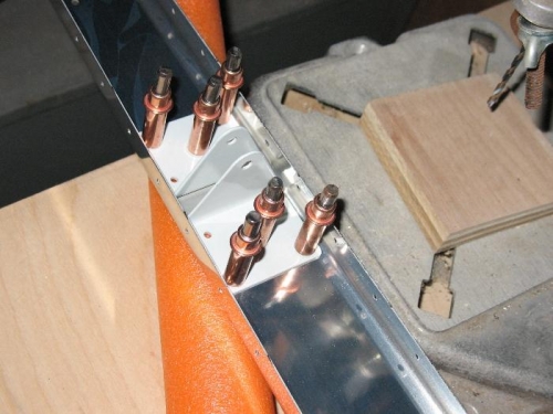 Match drilled hinges.