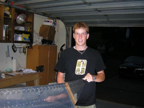 Dave helped with dimpling