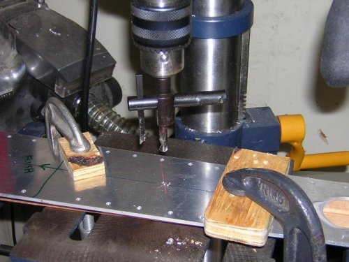 Cut lightening holes in VS spar