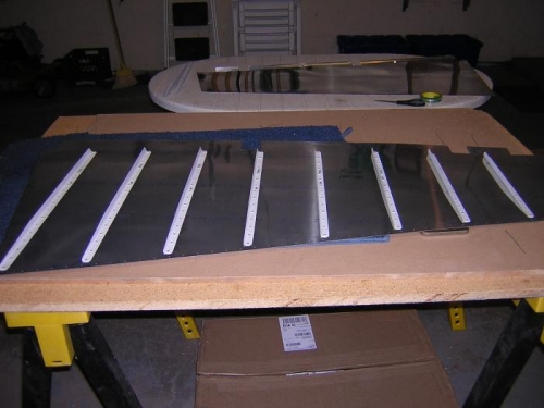 More Rudder stiffeners