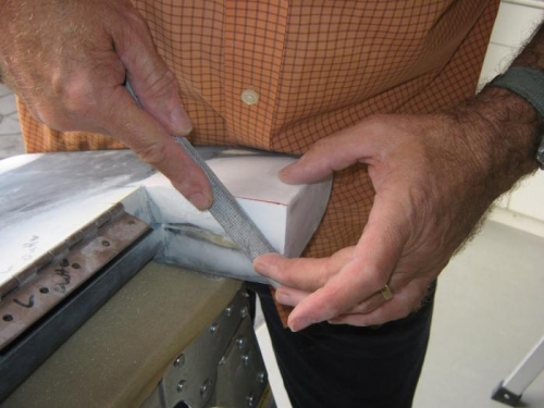 WP doing more sanding.