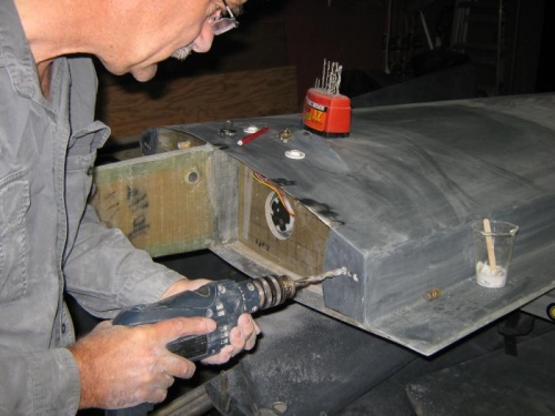 Fitting AOI nut plates in wings