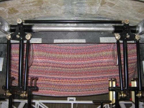 Completed rudder pedal & brake assembly