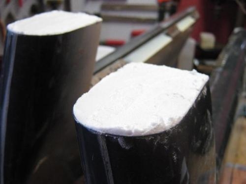 Microballoon filler ready for shaping