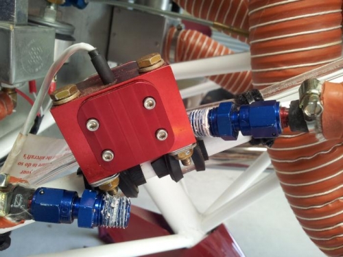 Leaking connectors removed.