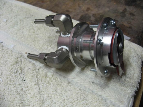 Fuel valve with the new swaglok fttings and the new flared tubes.