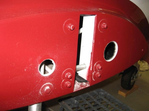 Acces holed for wings.