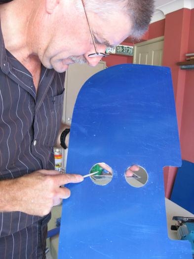 The pesky radio & transponder holes.